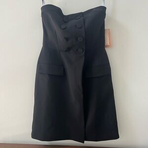 Pearl by Lela Rose Stretch Crepe Strapless Dress